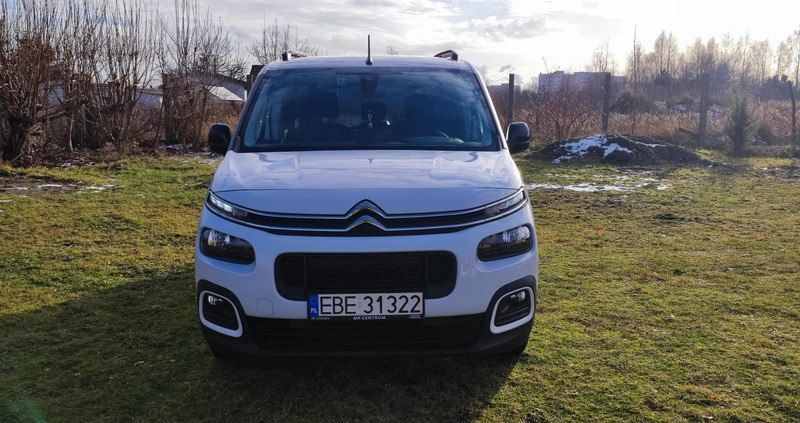 Citroen Berlingo cena 102000 przebieg: 39000, rok produkcji 2022 z Bełchatów małe 79